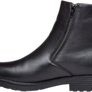 Propet Mens Vaporex Troy Zippered Casual Boots Ankle - Black